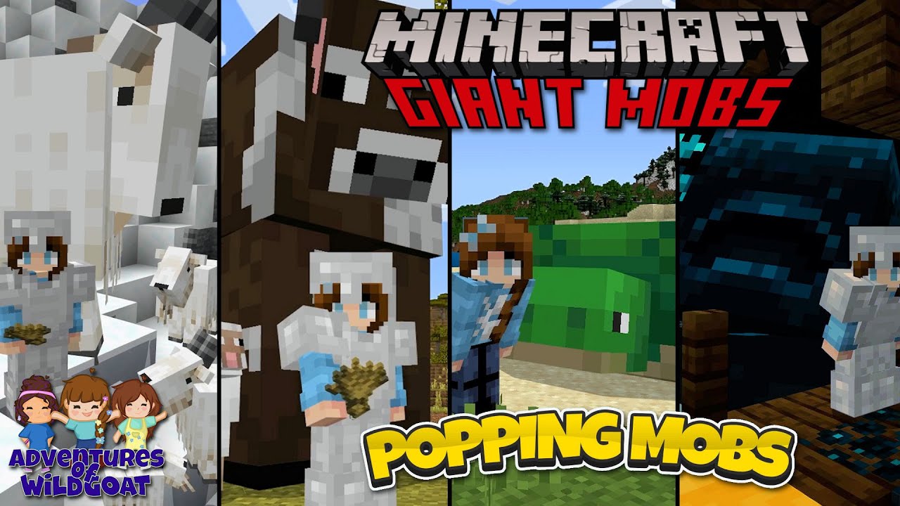[NEW] Popping Mobs by Cleverlike Minecraft Bedrock Map!