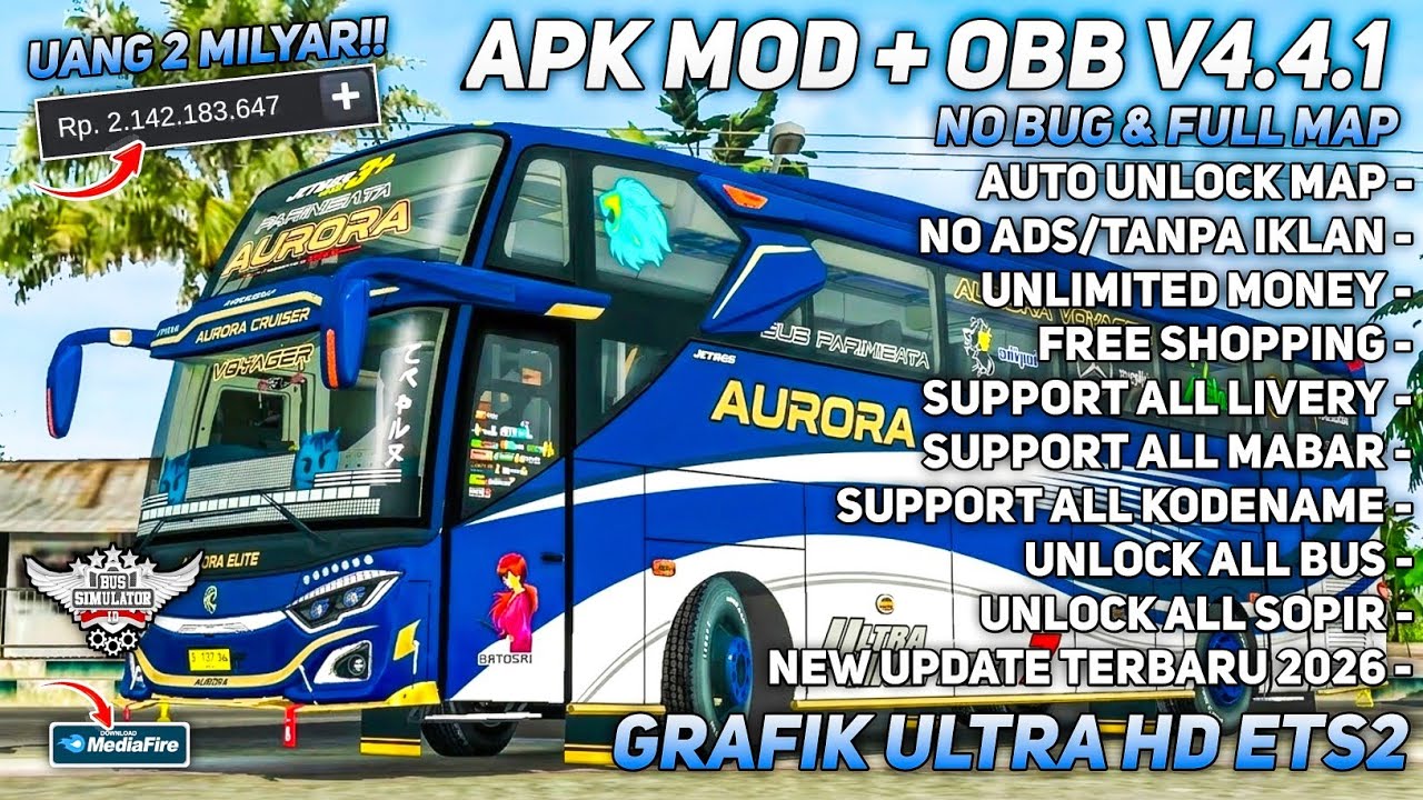 ОБНОВЛЕНИЕ BUSSID 4.4.1!! ПОСЛЕДНЯЯ ВЕРСИЯ APK + OBB BUSSID V4.4.1 НЕОГРАНИЧЕННЫЕ ДЕНЬГИ 2026 | П...