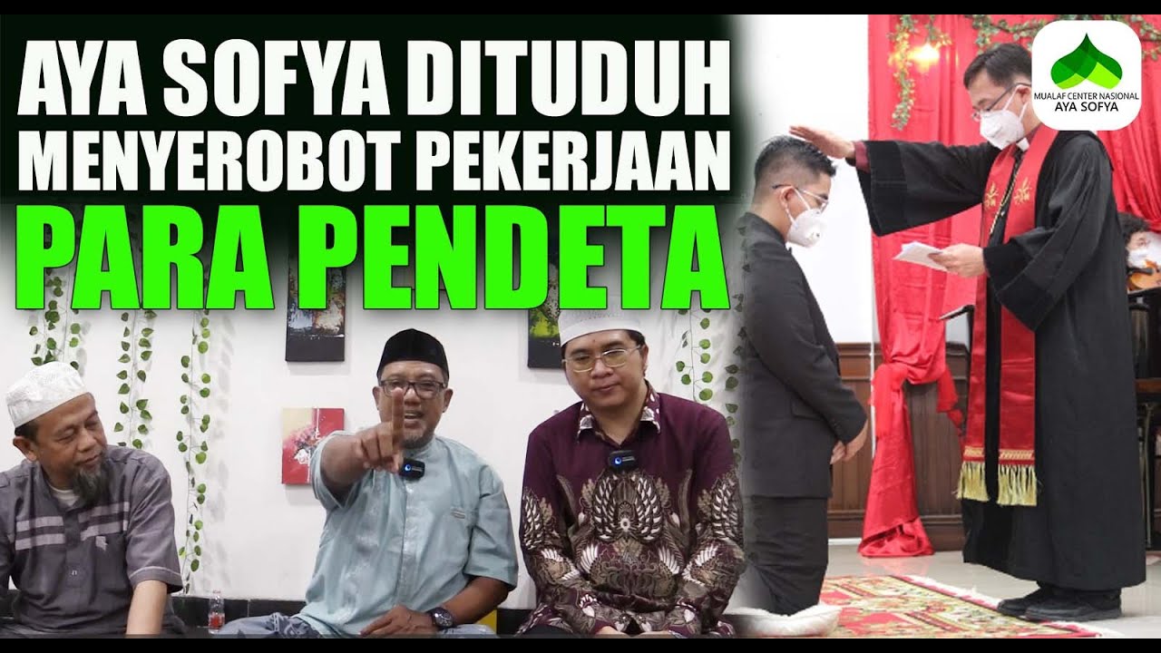 AYA SOFYA DITUDUH MENYEROBOT PEKERJAAN PARA PENDETA