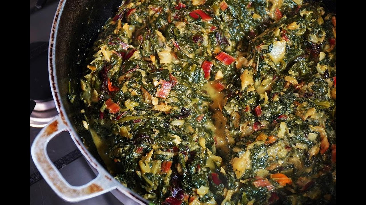 The Ultimate Bhagi (spinach) Recipe | CaribbeanPot.com