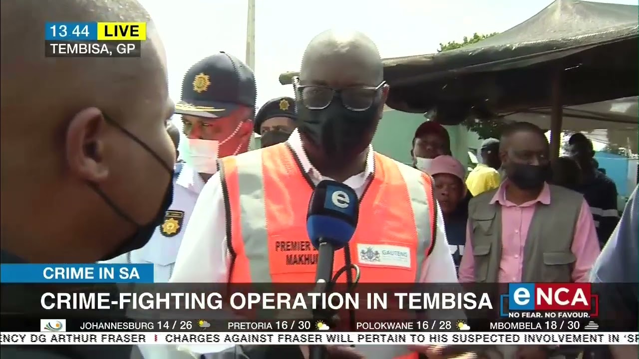 Crime-fighting operation in Tembisa