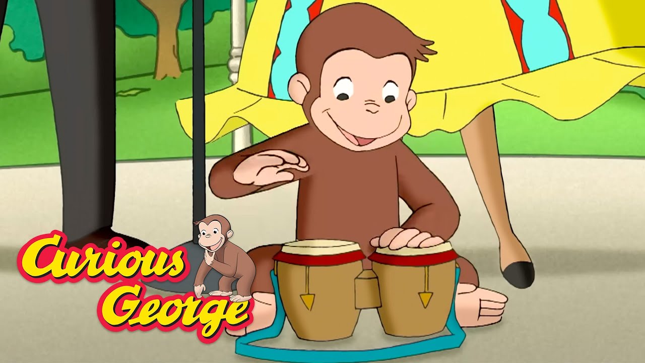 Curious George Joins A Band! 🐵 1 Hour of Curious George Adventures 🐵 Cartoons For Children