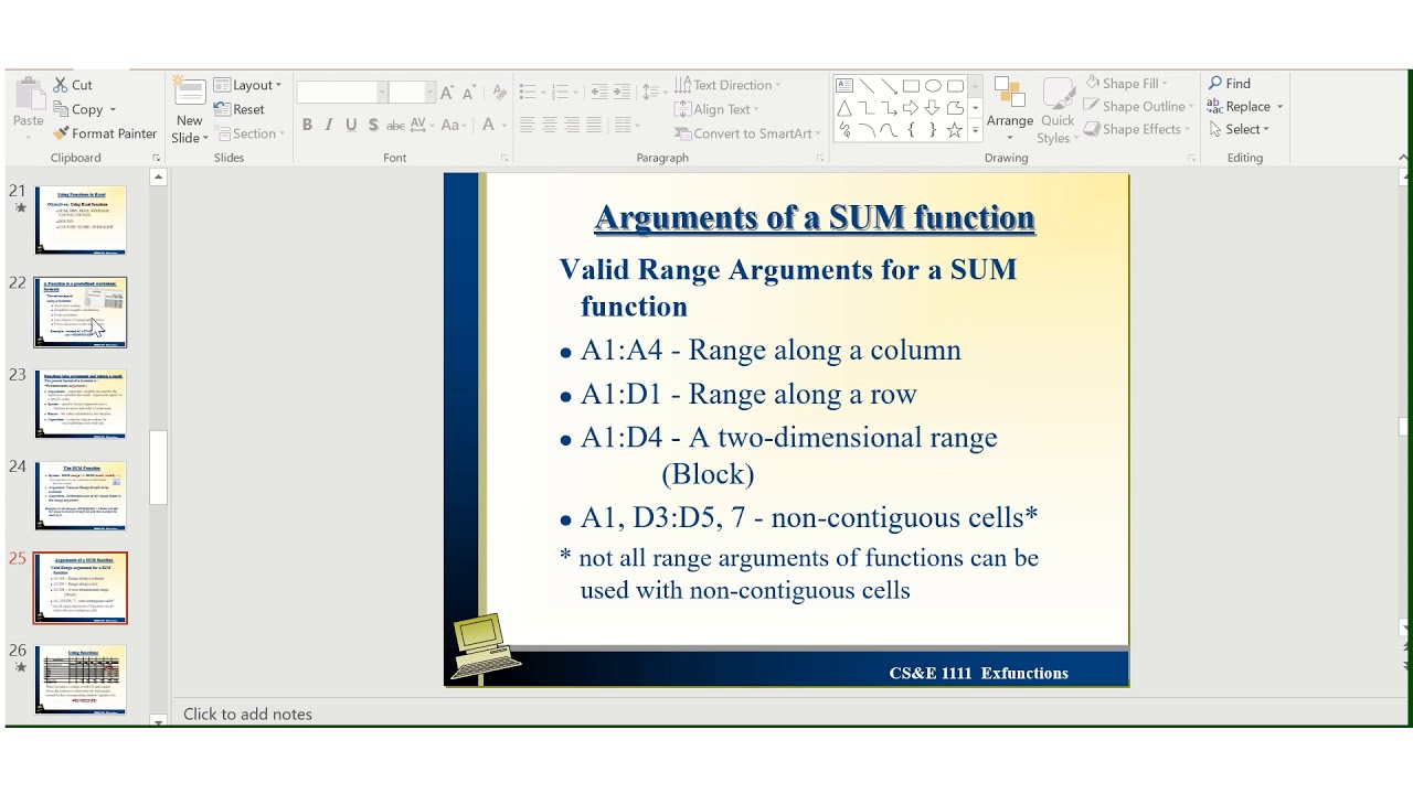 Ms Excel - Basic IT Concepts - End User Computing