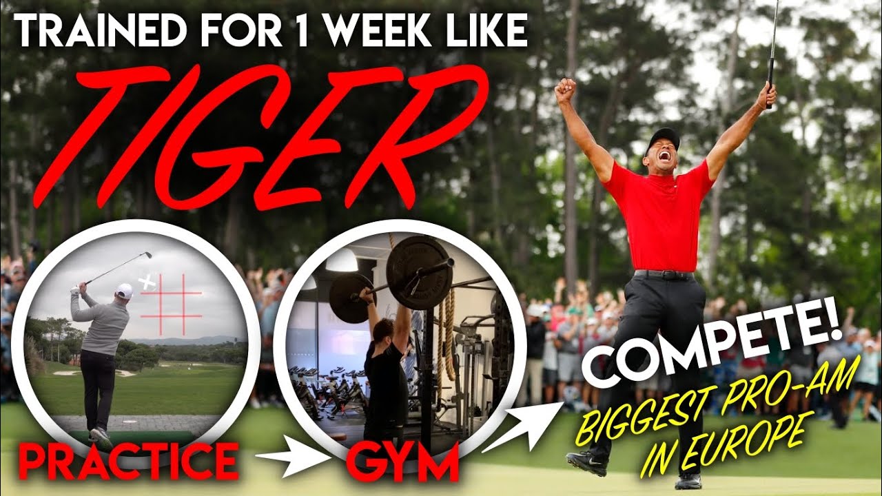 I used Tiger's training program for 1 Week....then played the BIGGEST PRO-AM IN EUROPE! 🏆