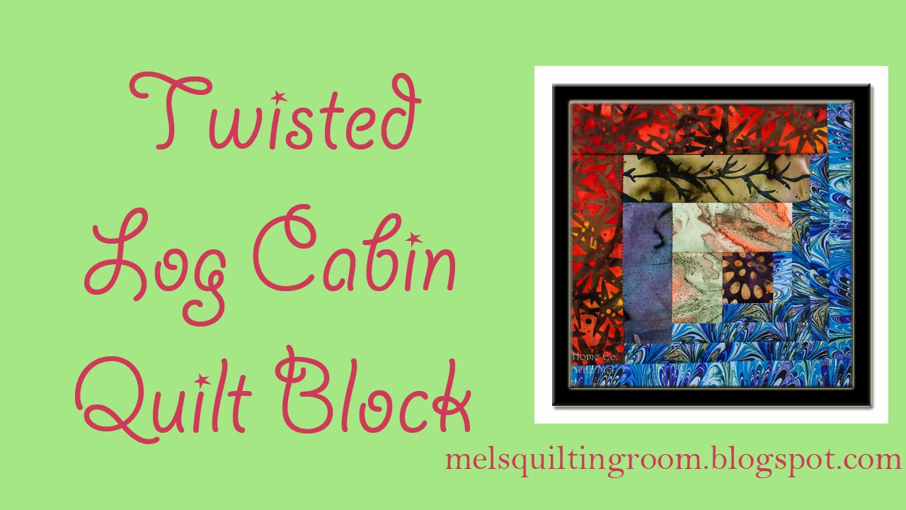 Twisted Log Cabin Quilt Block
