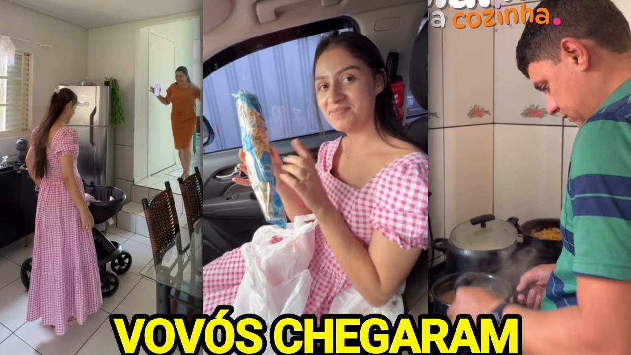 ANA VITÓRIA RECEBE SEUS PAIS EM CASA PARA ALMOÇAR E MOSTRA RECEPÇÃO DELES 