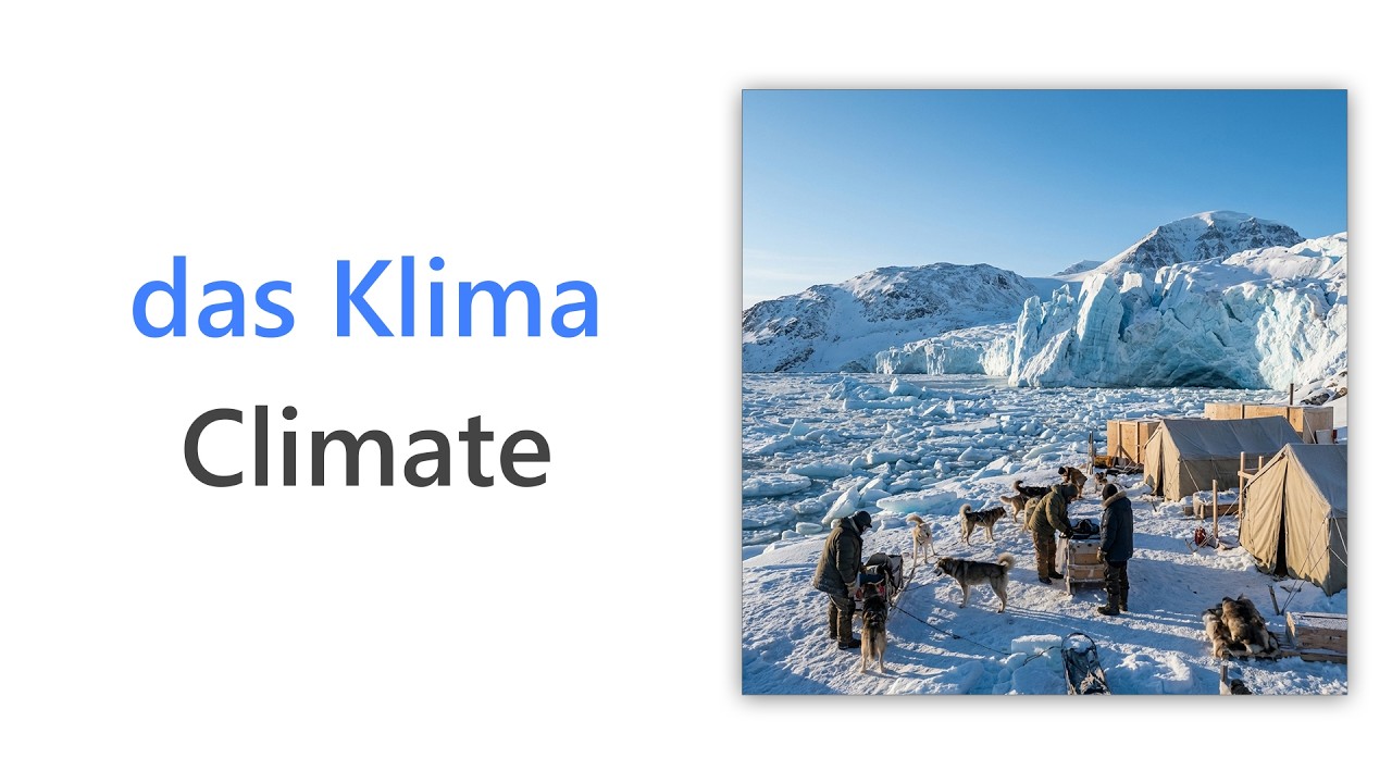 51 German Words for Climate | B1 German Vocabulary