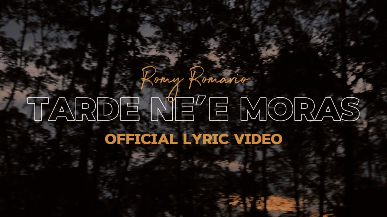 TARDE NE&rsquo;E MORAS - Romario De Lima (Official Lyric Video)