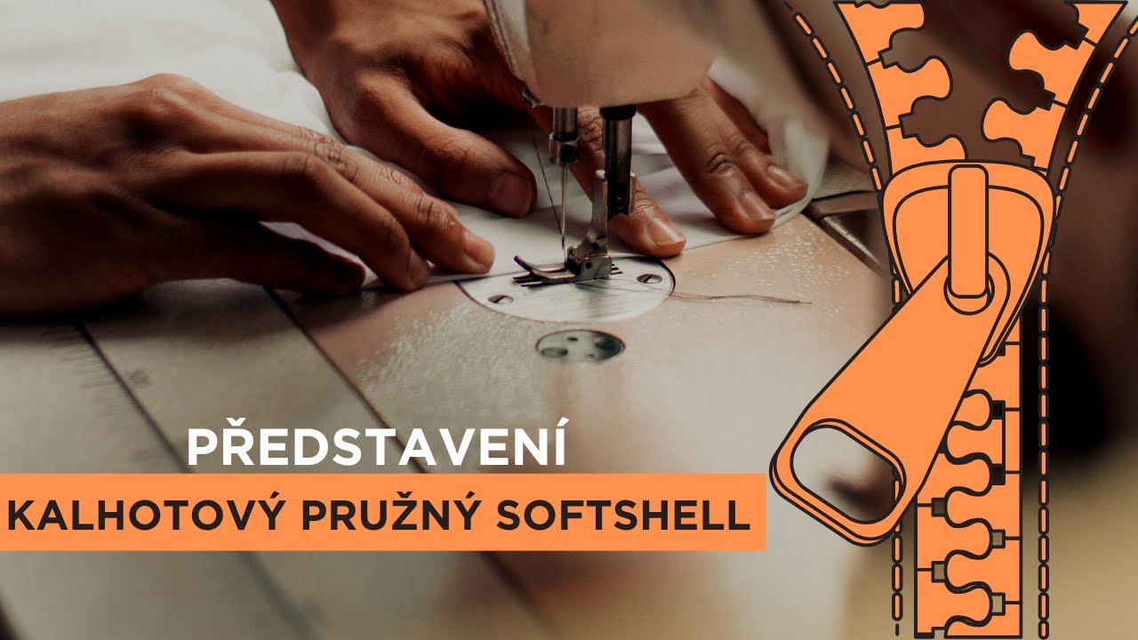 Představení materiálu Kalhotový pružný softshell