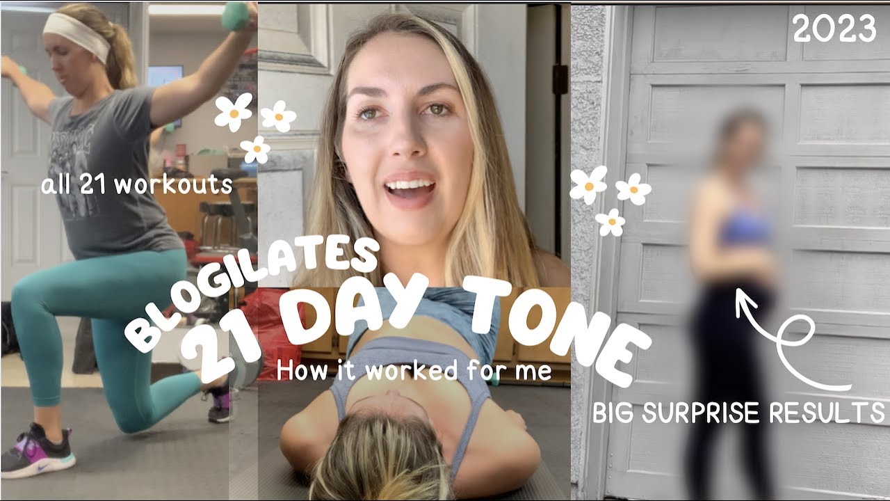 I tried the Blogilates 21 Day Tone Challenge in 2023 - Surprise Results! - Life of the Troxels