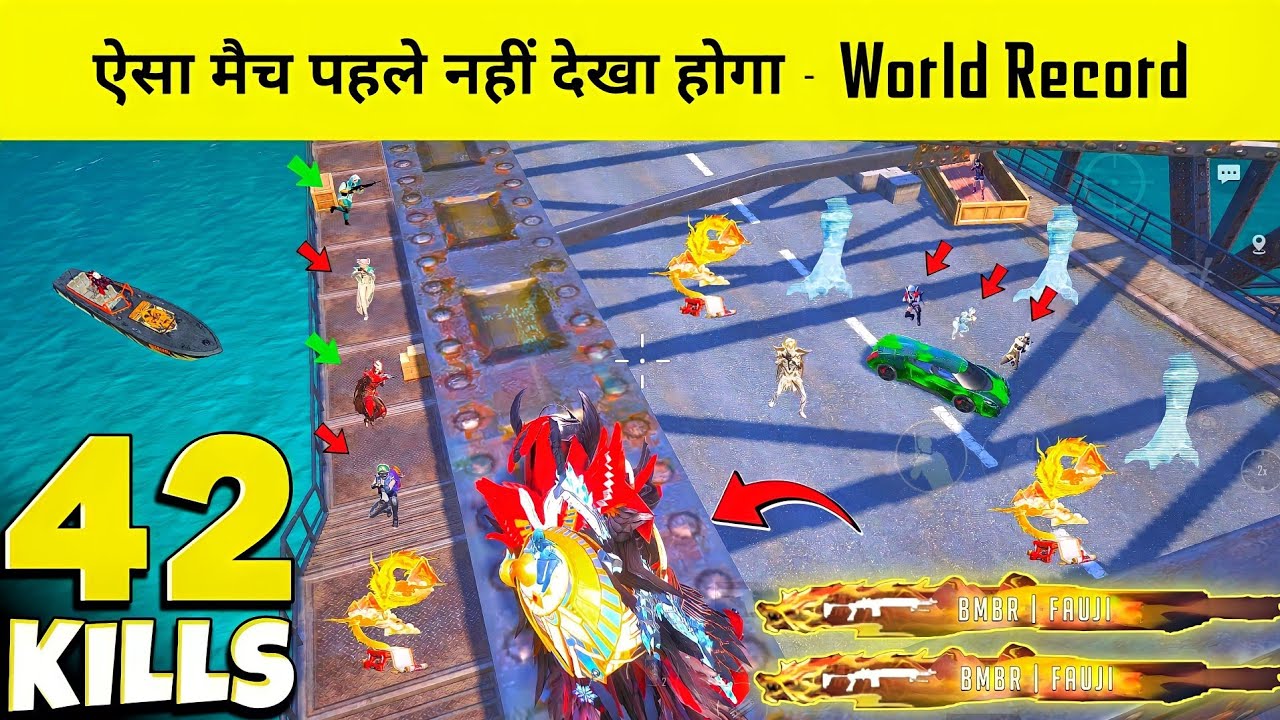 HIGHEST 42 SOLO FINISHES in BGMI NEW MODE 🔥 WORLD RECORD GAMEPLAY - BGMI NEW UPDATE