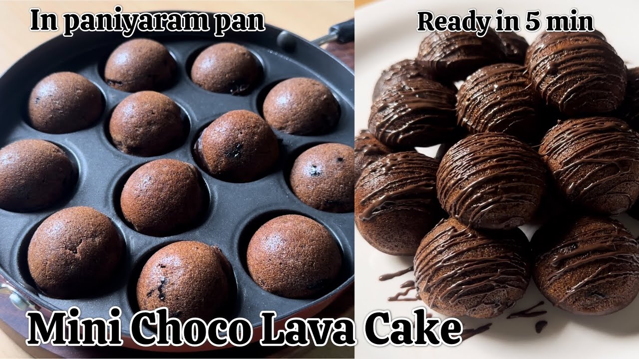 Mini Choco Lava Cake in 10 min | No Oven No Egg Instant Mini Choco Lava Cake