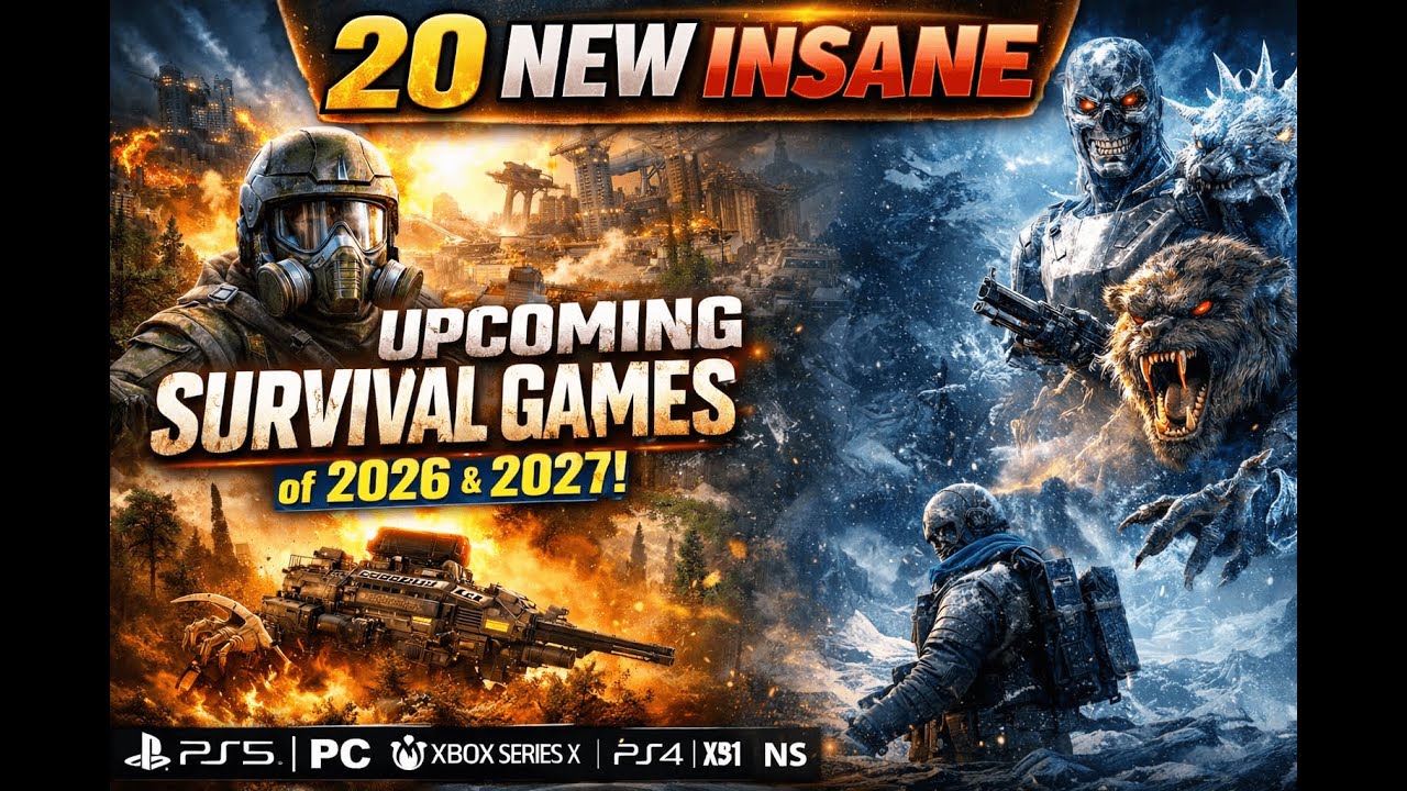 20 NEW INSANE Survival Games You WON’T Believe Are Coming in 2026–2027