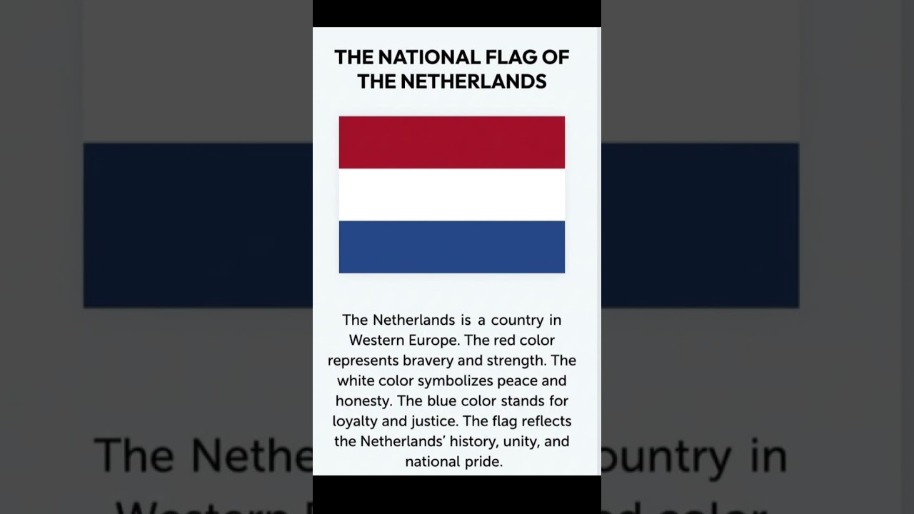 Netherlands Flag 🇳🇱 | English Zone