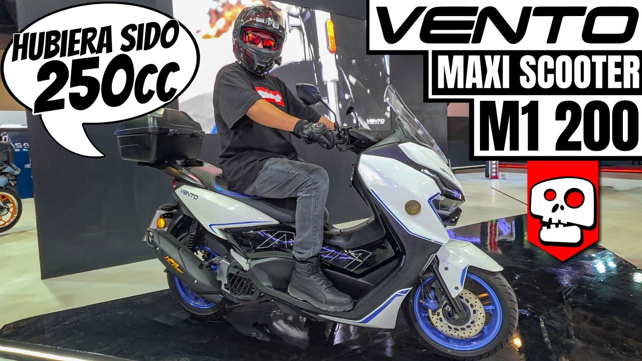 Vento M1 200 MaxiScooter ¡Todos los detalles! Expo Moto 2025 | Alets Go