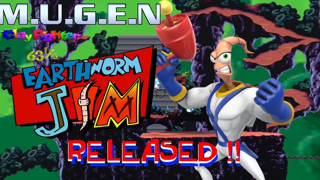 MUGEN Clayfighter 63 1/3 Earthworm Jim Edit RELEASED