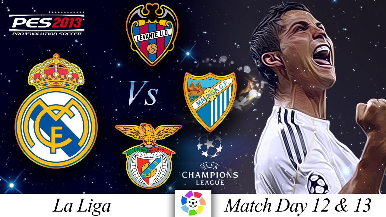 [TTB] PES 2013 ML Series - Real Madrid Match Days 12, 13 and CL vs Benfica - Its Raining Goals!