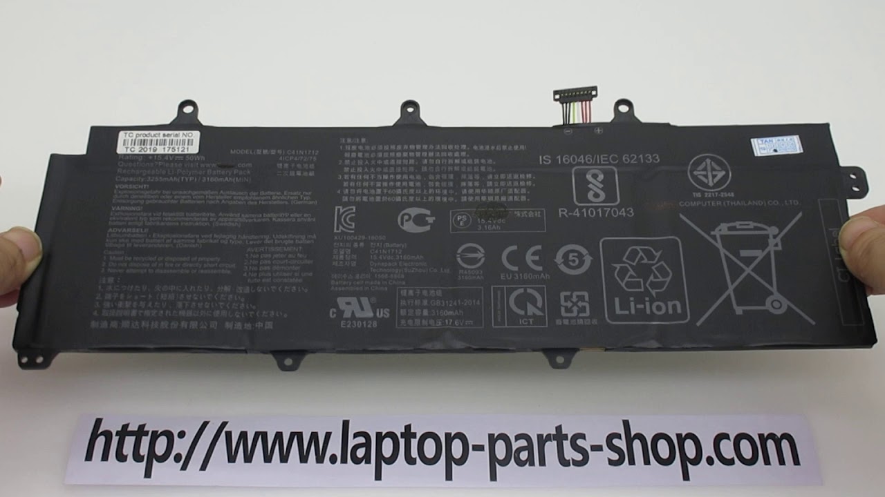 Original Asus C41N1712 GX501 GX501VI GX501VIK Computer batteries,Laptop Battery
