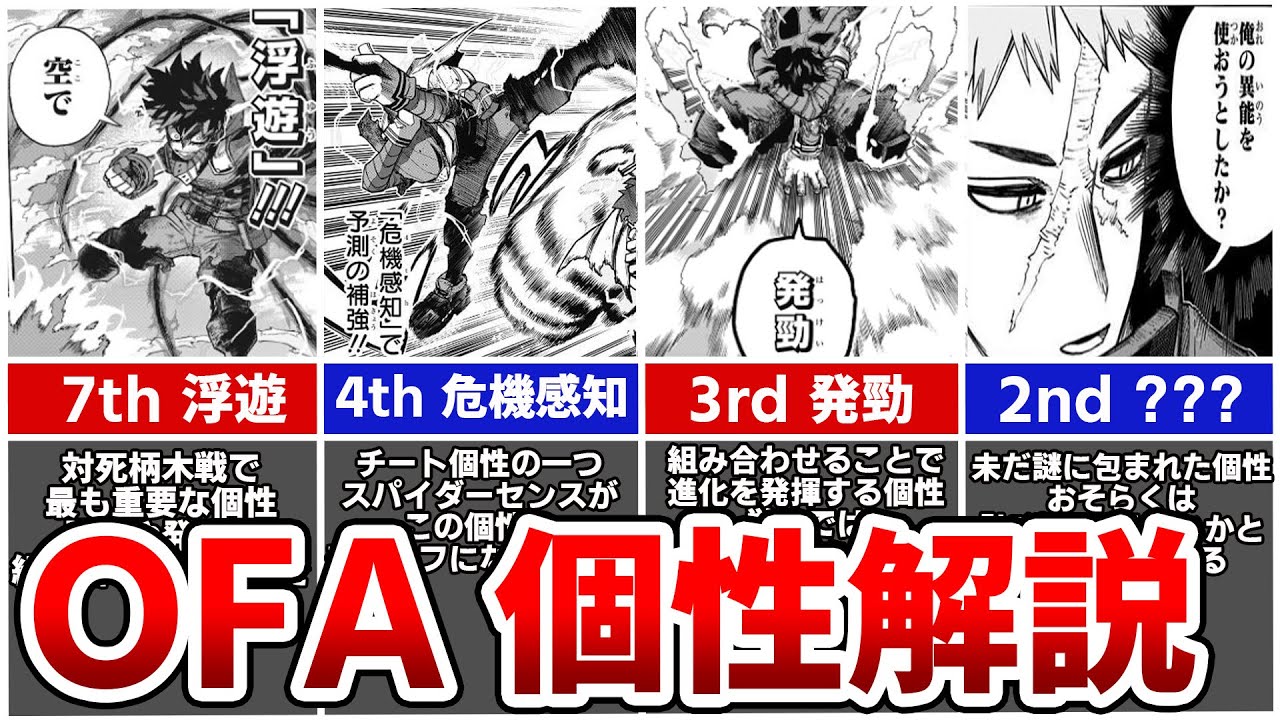 【ヒロアカ】二代目の個性は『加速』？最強個性・OFA徹底解説【ネタバレあり】