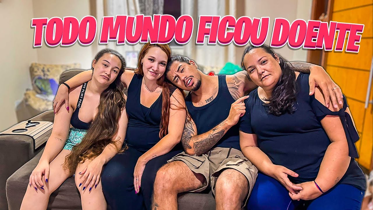 FICAMOS MUITO MAL! TODO MUNDO FICOU DOENTE AQUI EM CASA😱