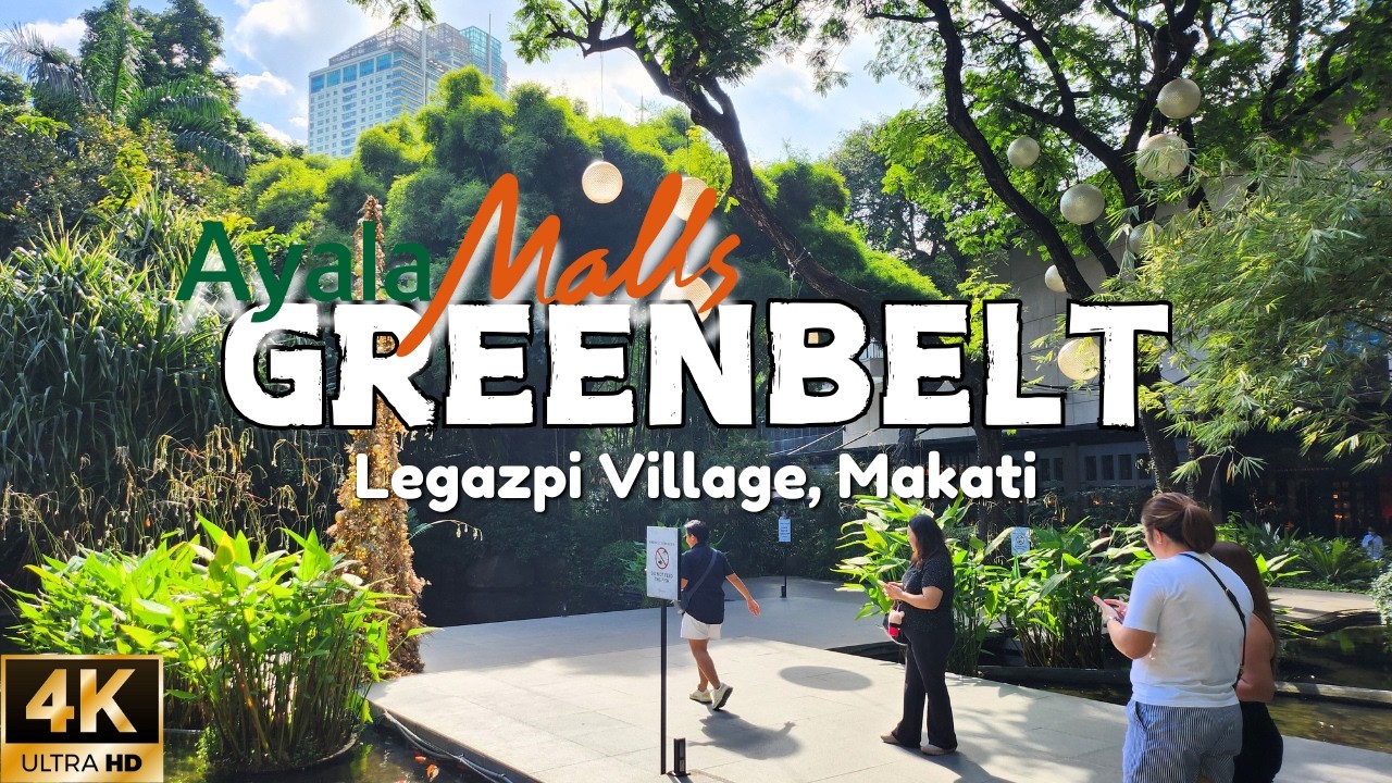 [4K] GREENBELT Makati: One of the Most High-End Shopping Malls in the Philippines! | 2024