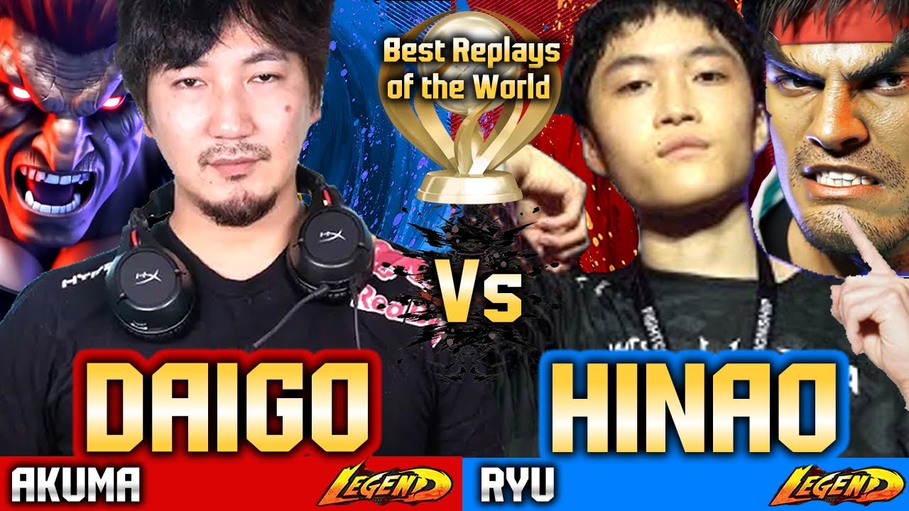 🔥SF6 Akuma (DAIGO vs HINAO)🔥Ryu ▰ Street Fighter 6 Gameplay High Level