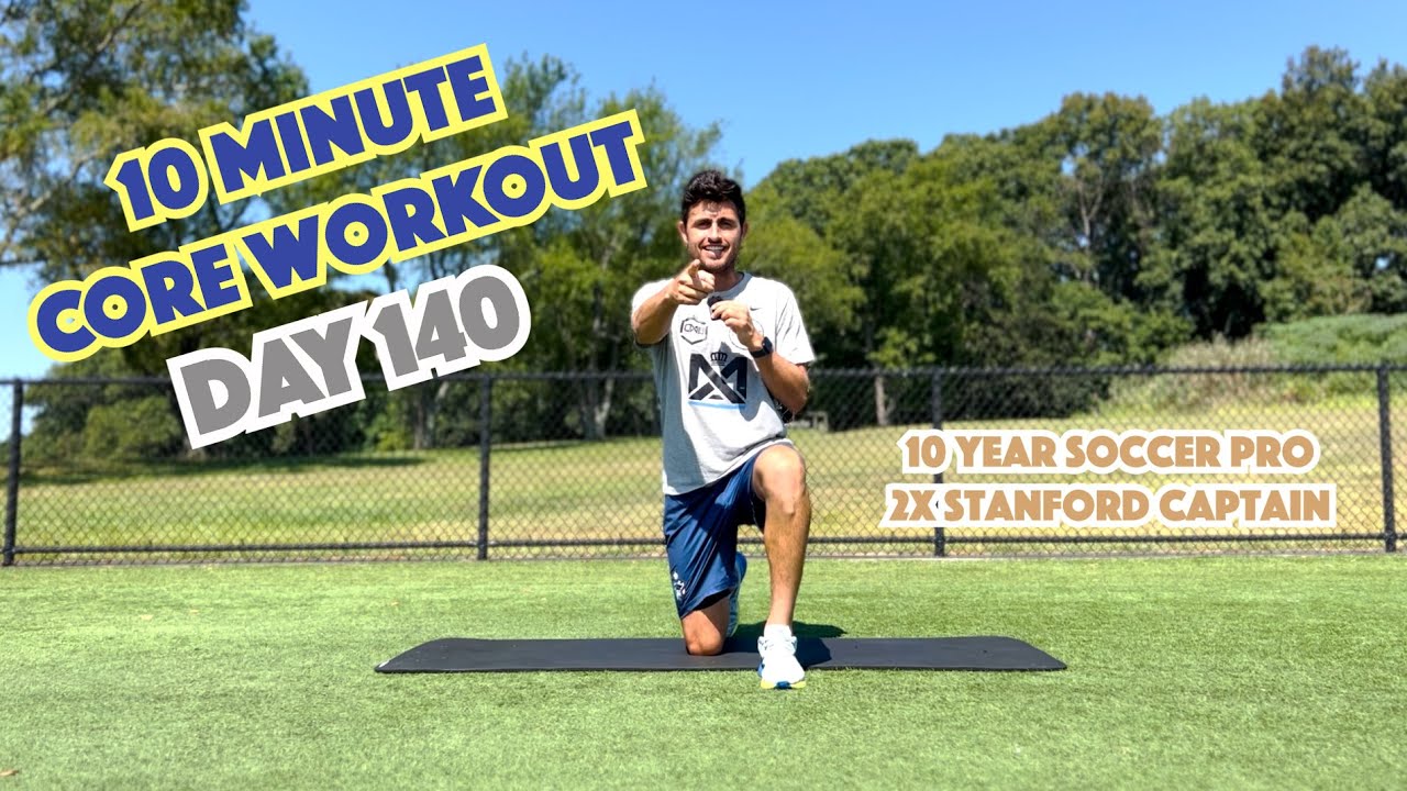 10 Minute CORE Workout ( No Equipment) - Day 140