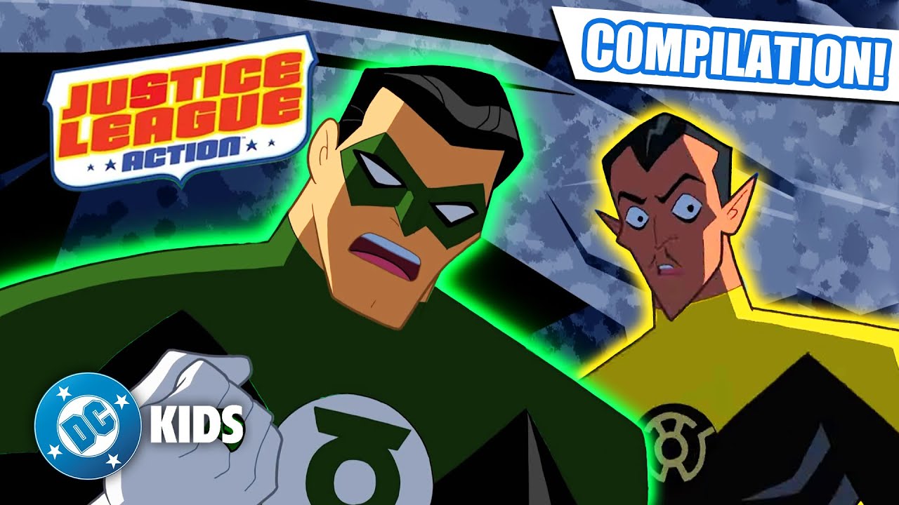 EPIC Green Lantern Scenes! 💚 ⭐️ | Justice League Action | #KidsCartoons @dckids​