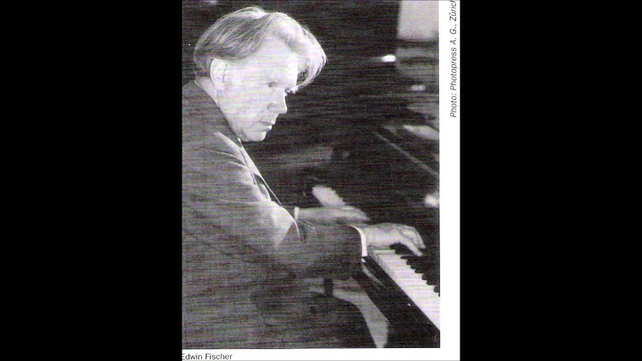 Edwin Fischer, piano: J.S. Bach: Chromatic Fantasy and Fugue, BWV 903
