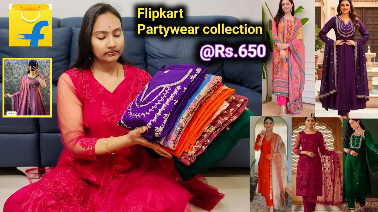 Flipkart లో కొత్తగా వచ్చిన Party wear collections👌 అన్నీ very New 🛍️Pocket friendly ఉన్నవి #flipkart