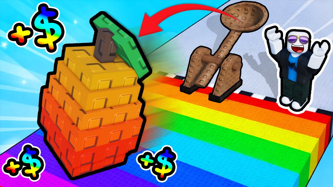 making MILLIONS by LAUNCHING FRUITS in Roblox...