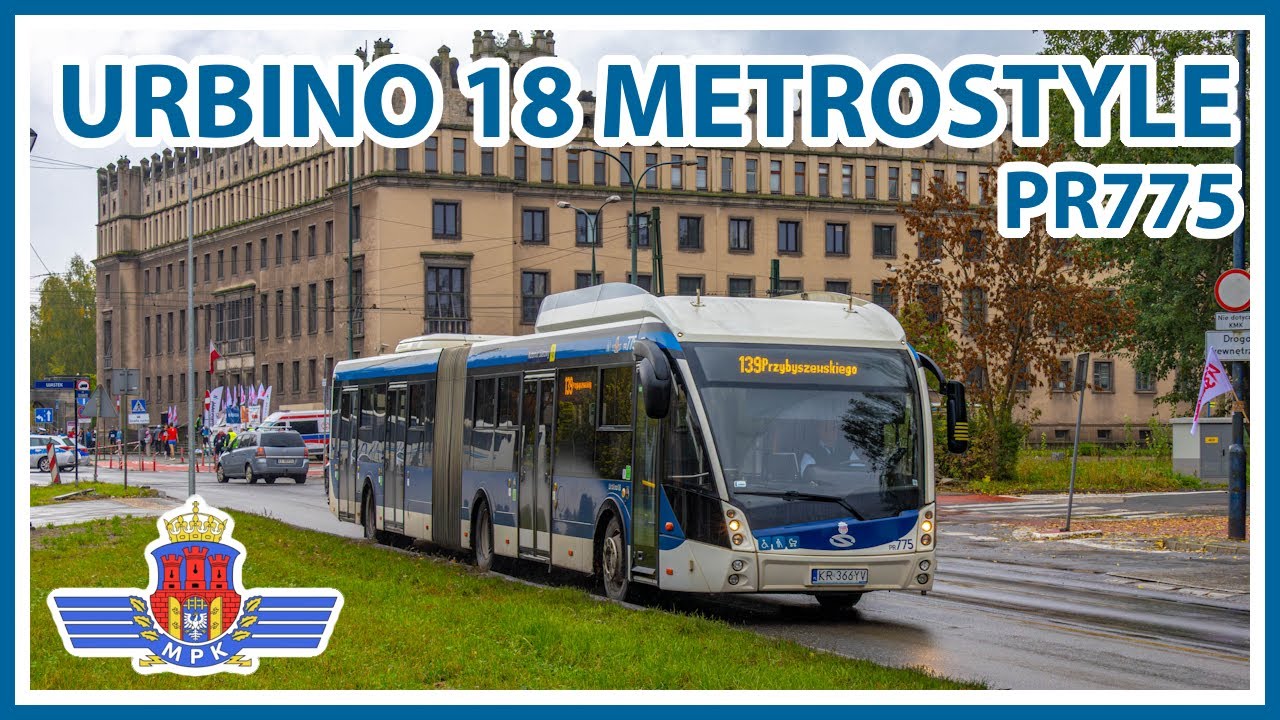 Solaris Urbino 18 III Metrostyle #PR775 | MPK Krak&oacute;w | Przejazd na linii 139 w kierunku Kombinatu