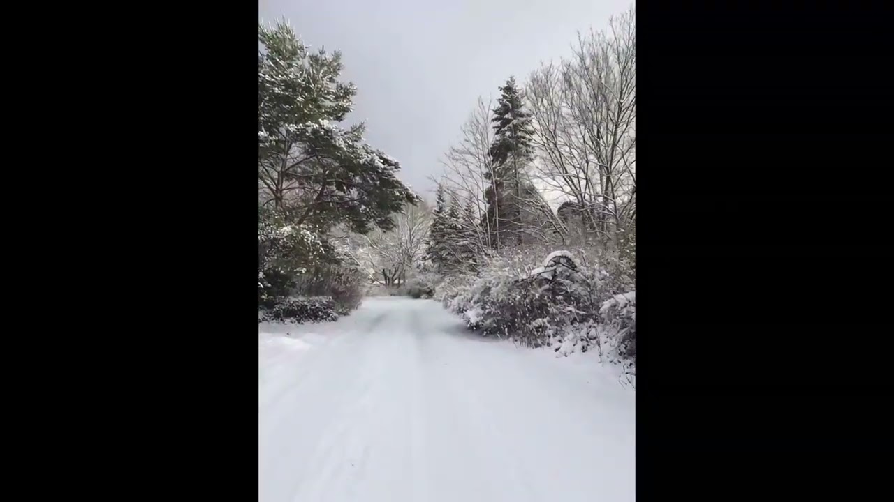 Der Winter kam hier über Nacht