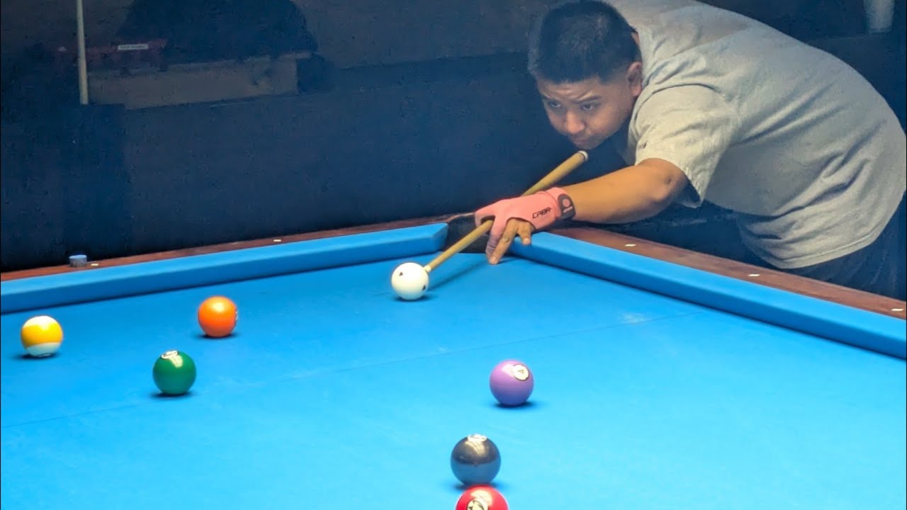 10 BALL  ACTION!$$$ ART VS. RUSSEL. R-7 #pool #viral #fyp