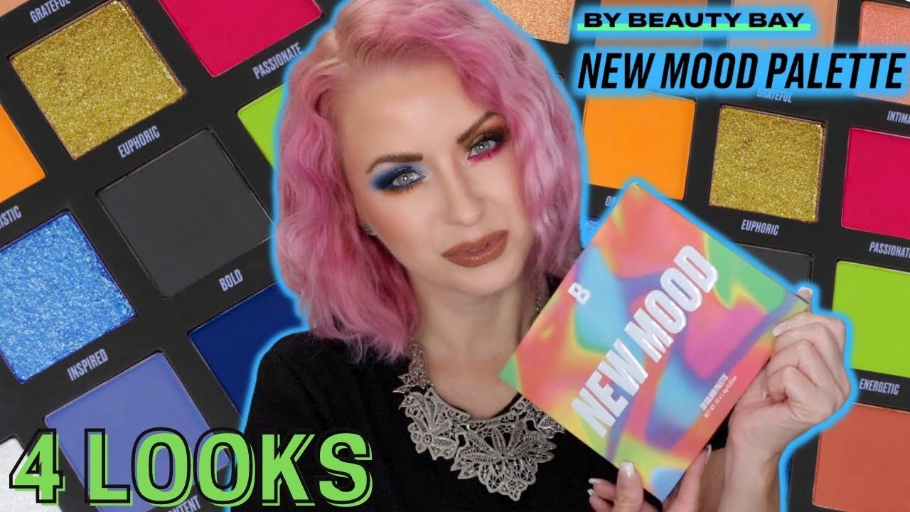 Обзор палетки Beauty Bay NEW MOOD + 4 ОБРАЗА | Steff's Beauty Stash