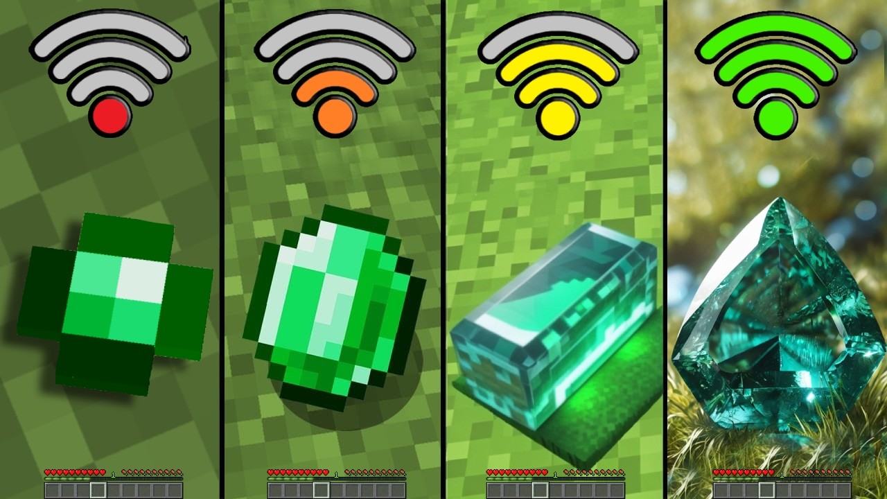 Minecraft Experiment with Different Wi-Fi Compilation
