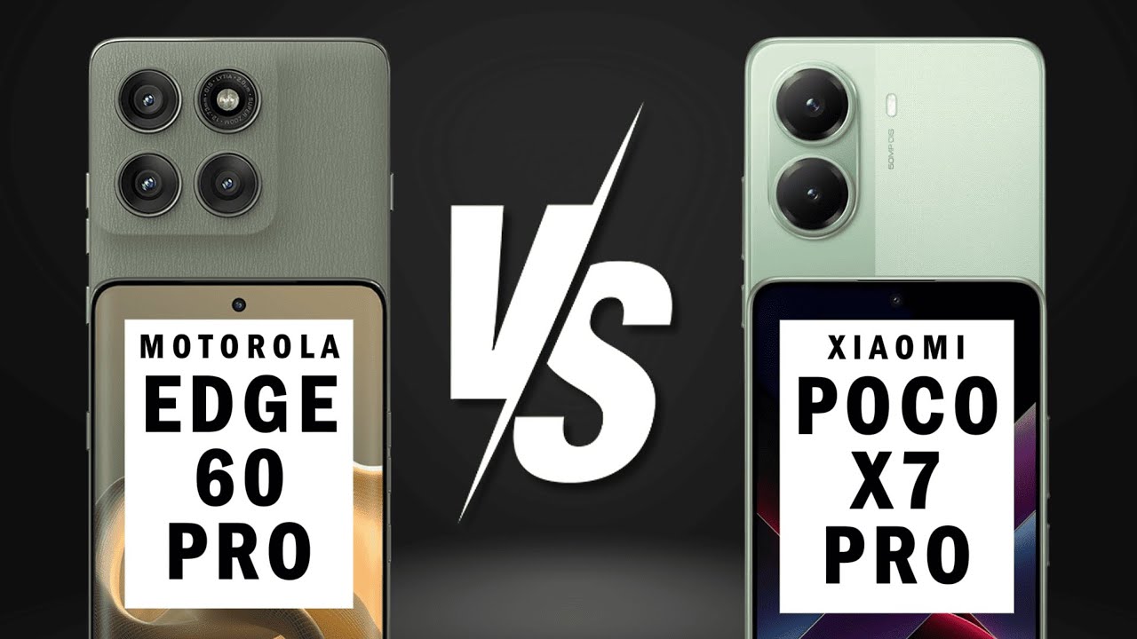 Motorola Edge 60 Pro vs Xiaomi Poco X7 Pro