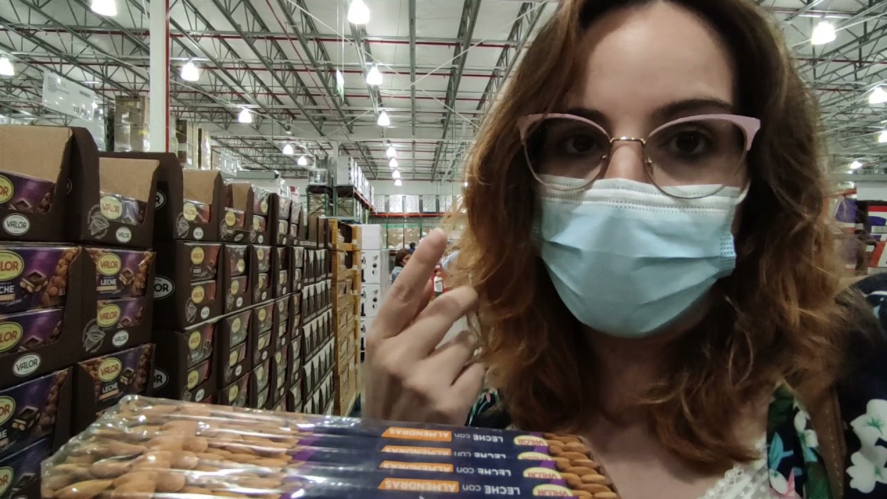 Comprando en Costco supermercado Americano en Madrid.