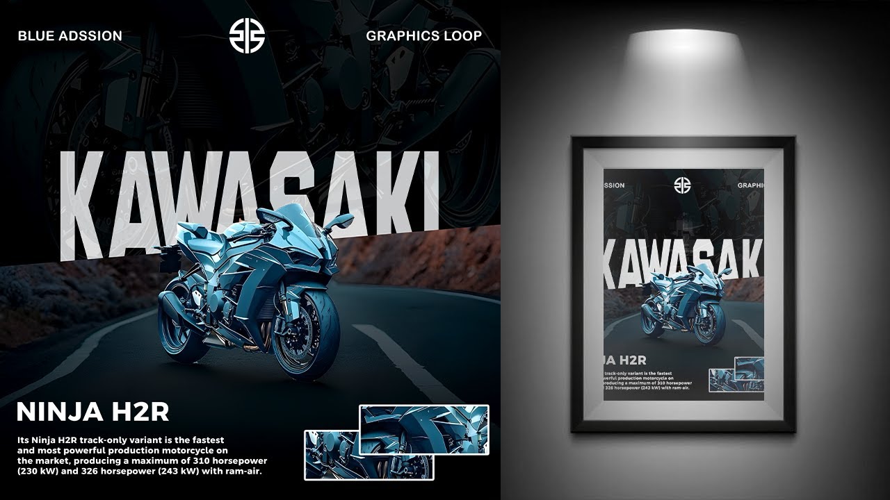 Design a Stunning Bike Poster Using Simple Tools in Photoshop!