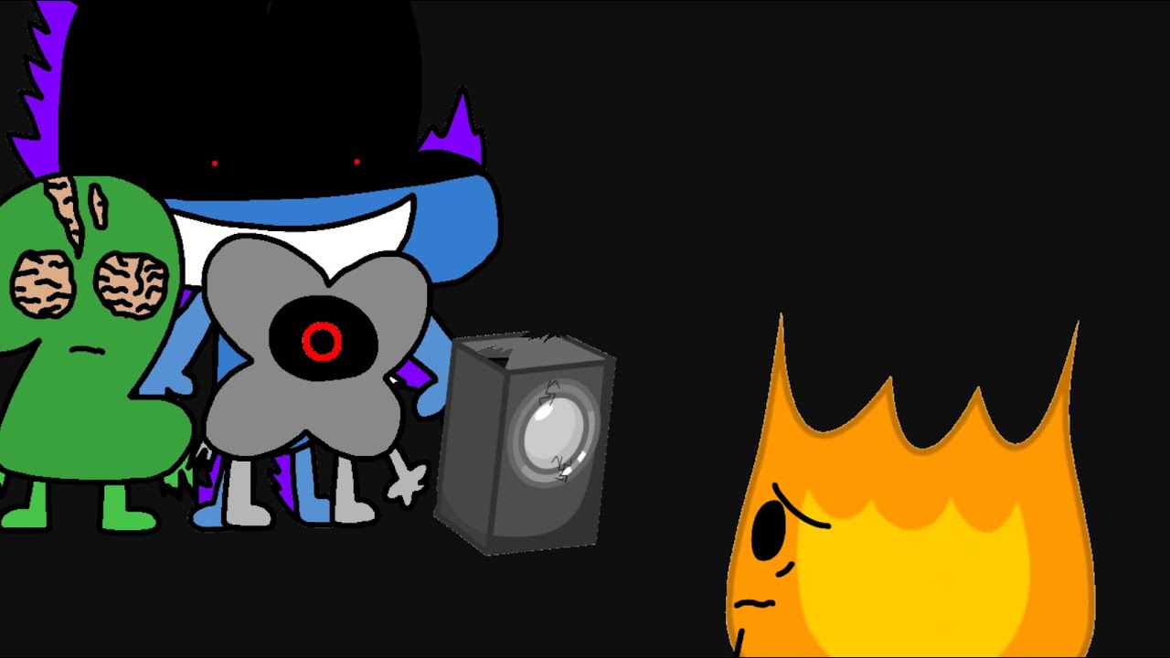 Friday night funkin triple trouble but it’s covered by bfb hosts and firey remastered