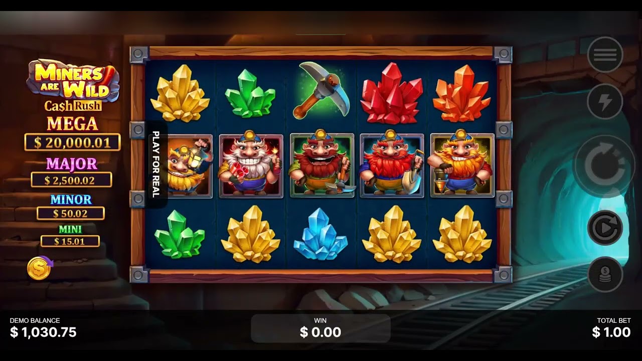 Mining Themed Slot - Miners are Wild