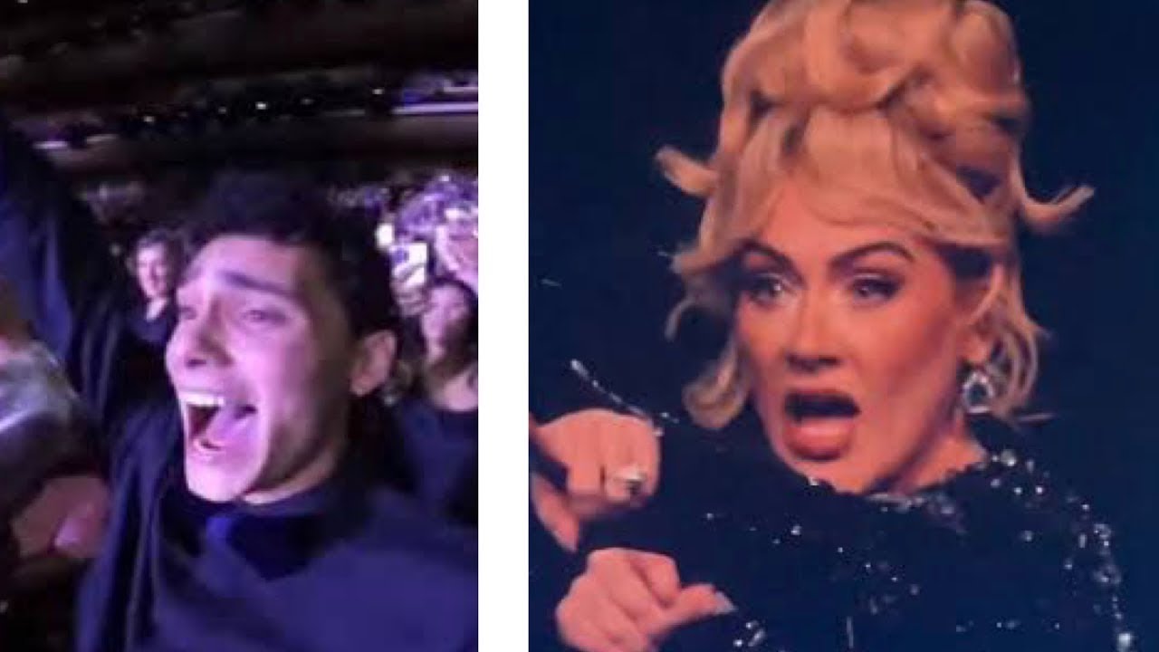 Adele se irrita com segurança e para show pra defender fã