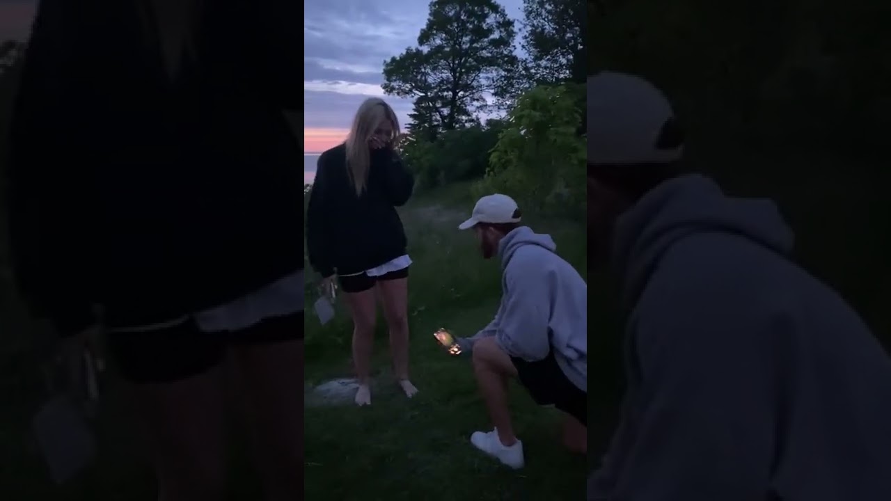 Guy Proposal Prank Takes Picture Of Girls Feet