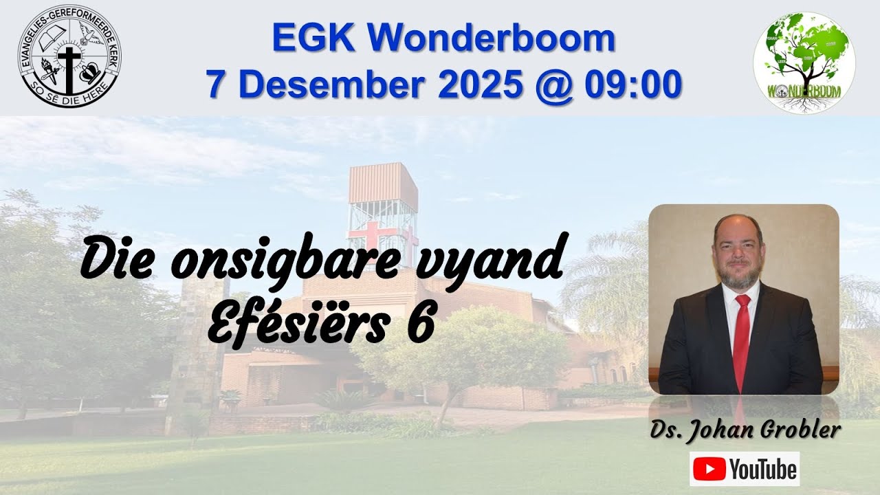 Die onsigbare vyand - Ds Johan Grobler