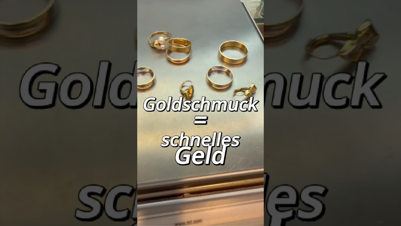 Goldschmuck bringt schnelles Geld