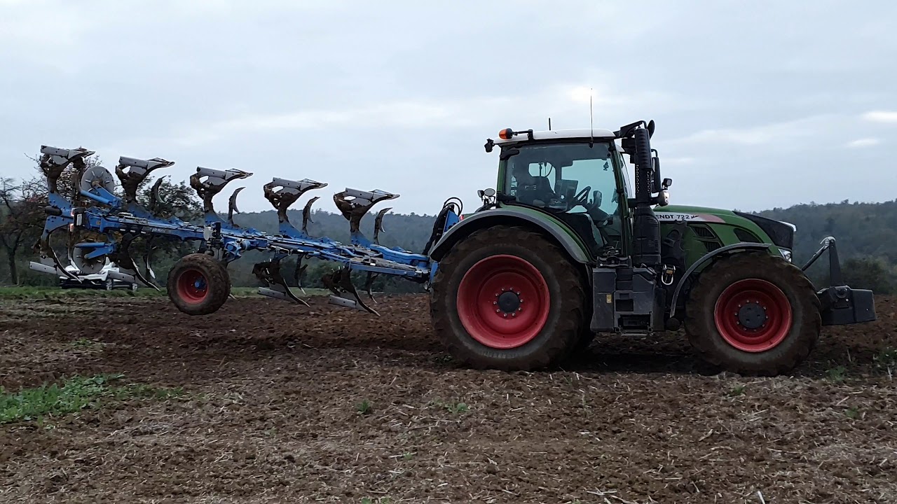 Pflügen 2020 mit Fendt Vario 722 und Lemken Juwel 9