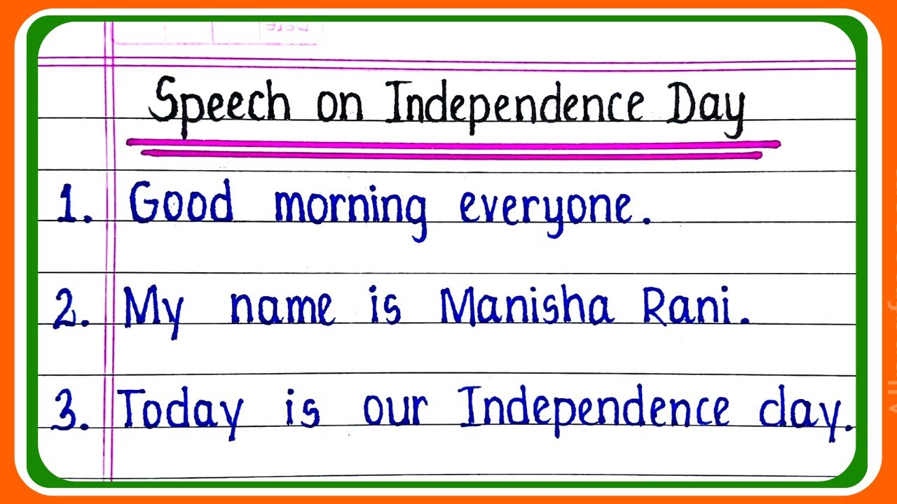 Independence Day Speech for kids LKG UKG | Best Speech on Independence Day for kids,LKG,UKG
