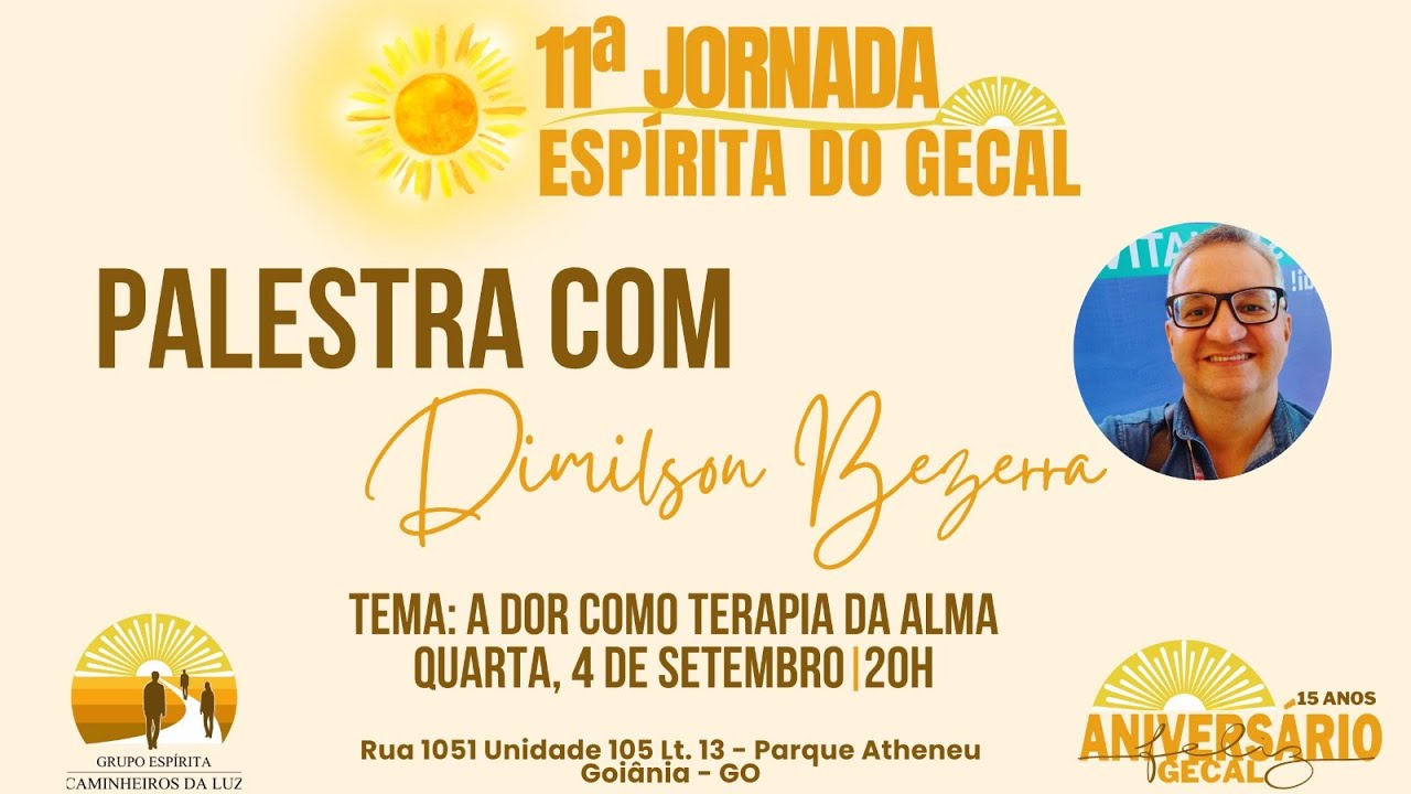 XI JORNADA ESPIRITA GECAL - DIMILSON BEZERRA