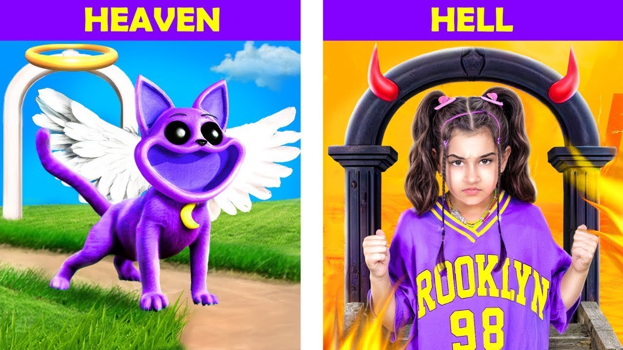 Mennyország vagy pokol: Segíts CatNapnek kiválasztani a megfelelő kaput! Poppy Playtime 3. fejezet!