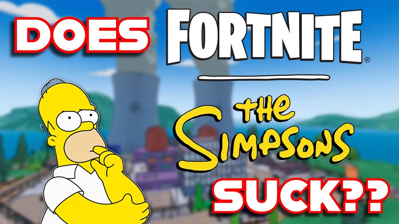 ЭТО ОТСТОЙ?? Мой ЧЕСТНЫЙ обзор игры Fortnite Simpsons...